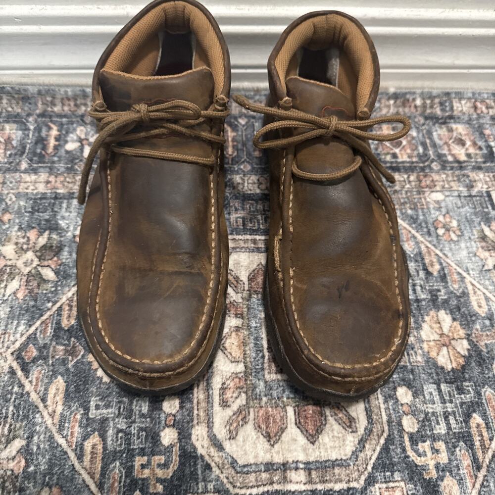 Twisted X Work Chukka Steel‎ Toe Boot Brown Mens Size 7 M